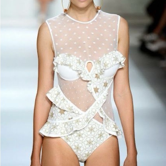 Zimmermann Tarot Contour Florence ruffled Swimsuit - Picture 3 of 11